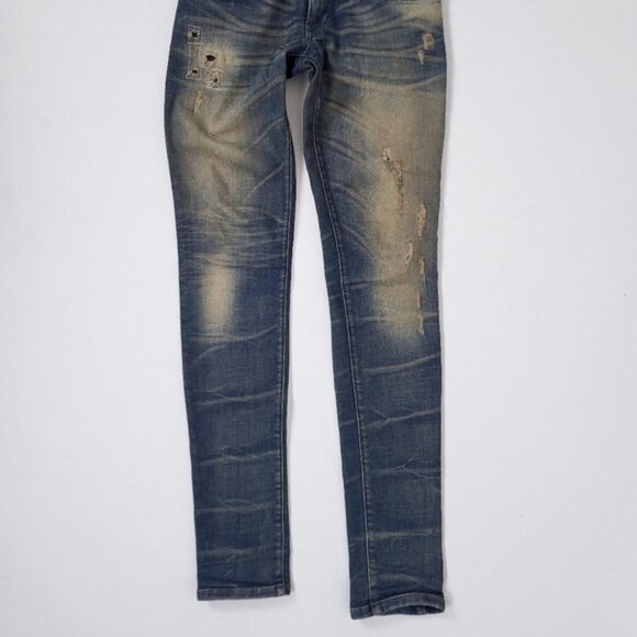 Diesel Getlegg slimskinny low waist wash 0609C stretch denim jeans - Picture 9 of 11